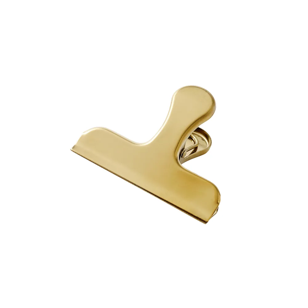 Clip Clip med handtag klämma/clips, brass HAY