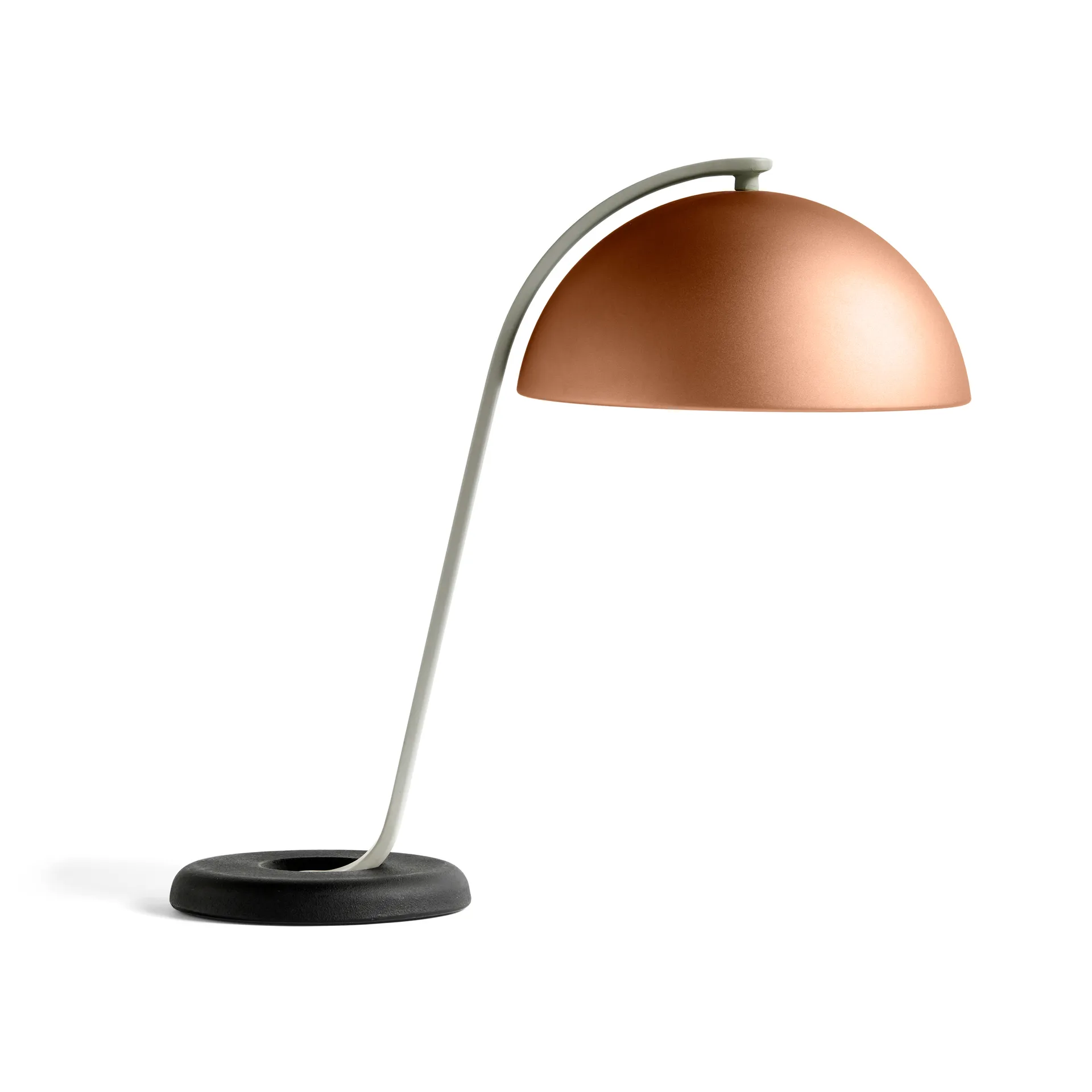Cloche bordslampa, Mocca anodised HAY
