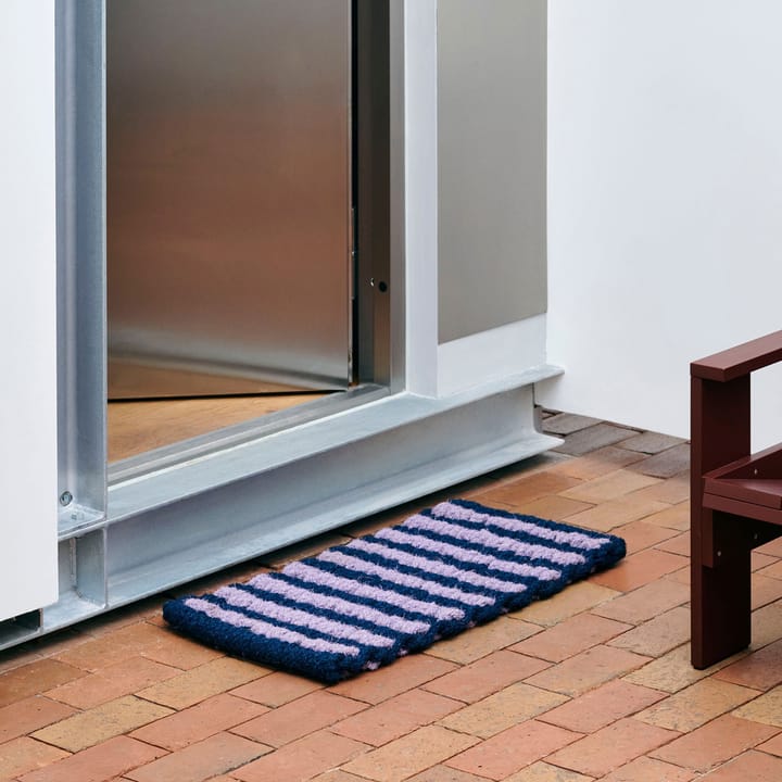 Coco Stripe Wide dörrmatta, Lavender-navy HAY
