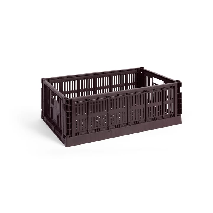 Colour Crate L 34,5x53 cm - Bordeaux - HAY