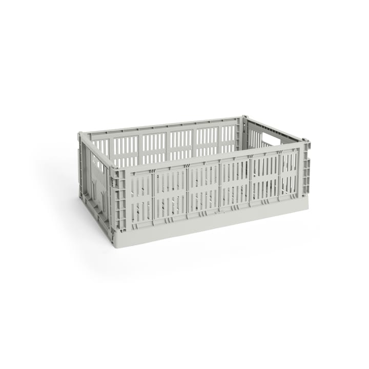 Colour Crate L 34,5x53 cm - Grey - HAY