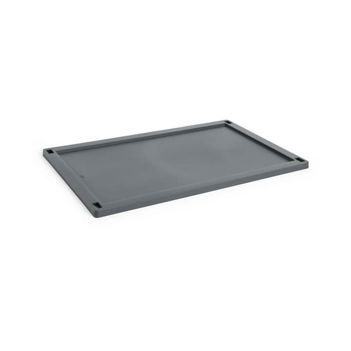 Colour Crate lock plastic large - Charcoal - HAY