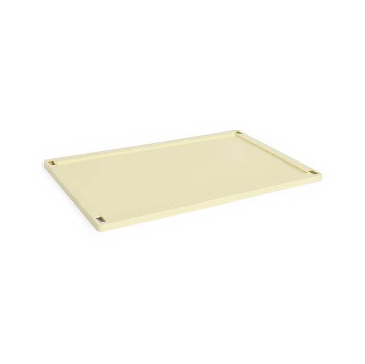 Colour Crate lock plastic large - Light yellow - HAY