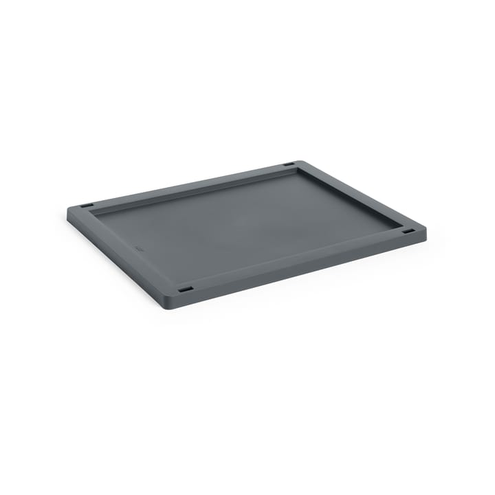 Colour Crate lock plastic medium - Charcoal - HAY
