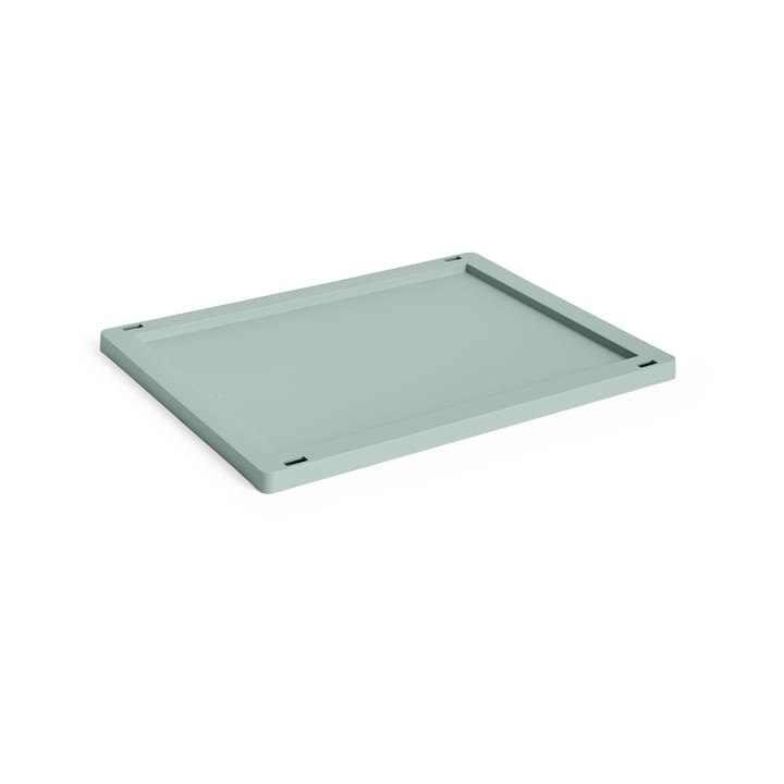 Colour Crate lock plastic medium - Sage green - HAY