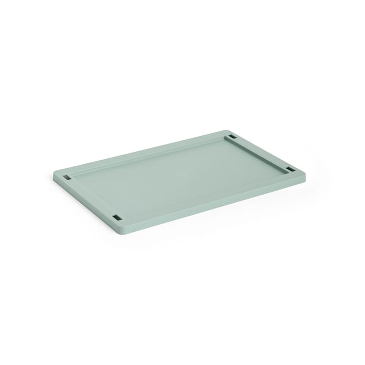 Colour Crate lock plastic small - Sage green - HAY