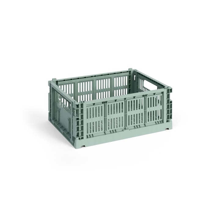 Colour Crate M 26,5x34,5 cm - Sage green - HAY