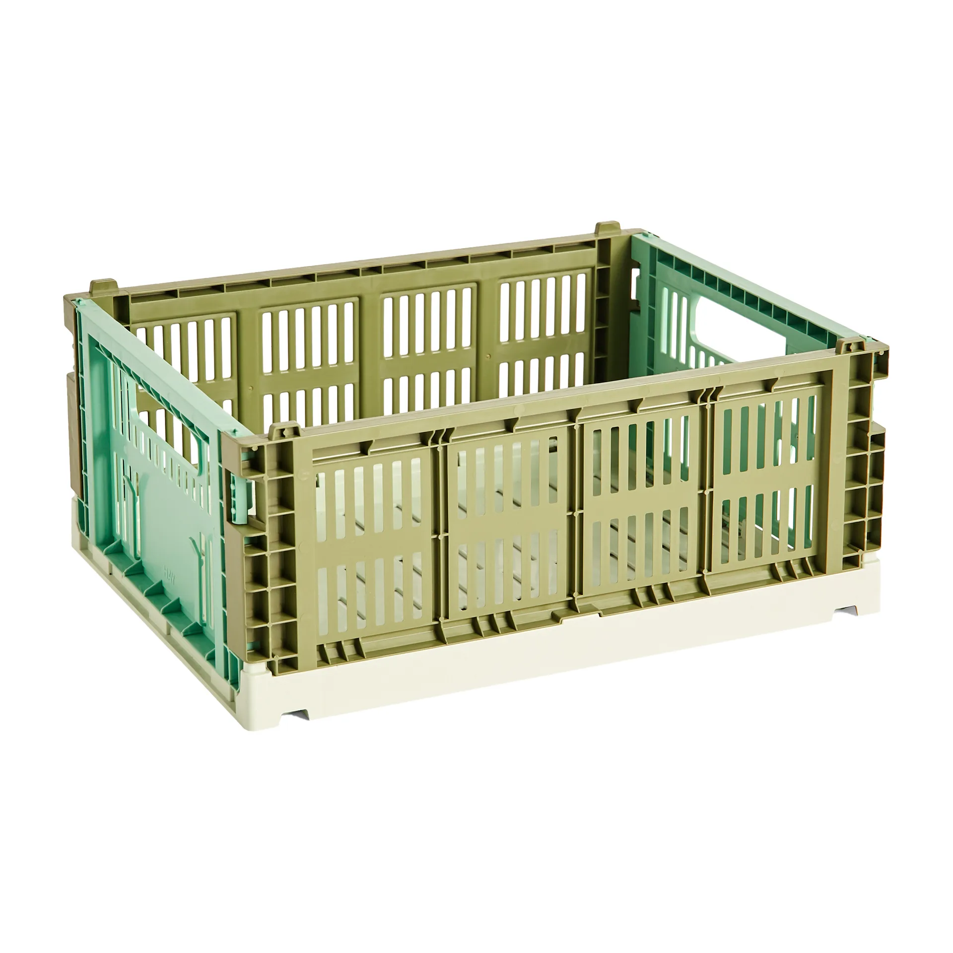 Colour Crate Mix M 26,5x34,5 cm, Olive-dark mint HAY