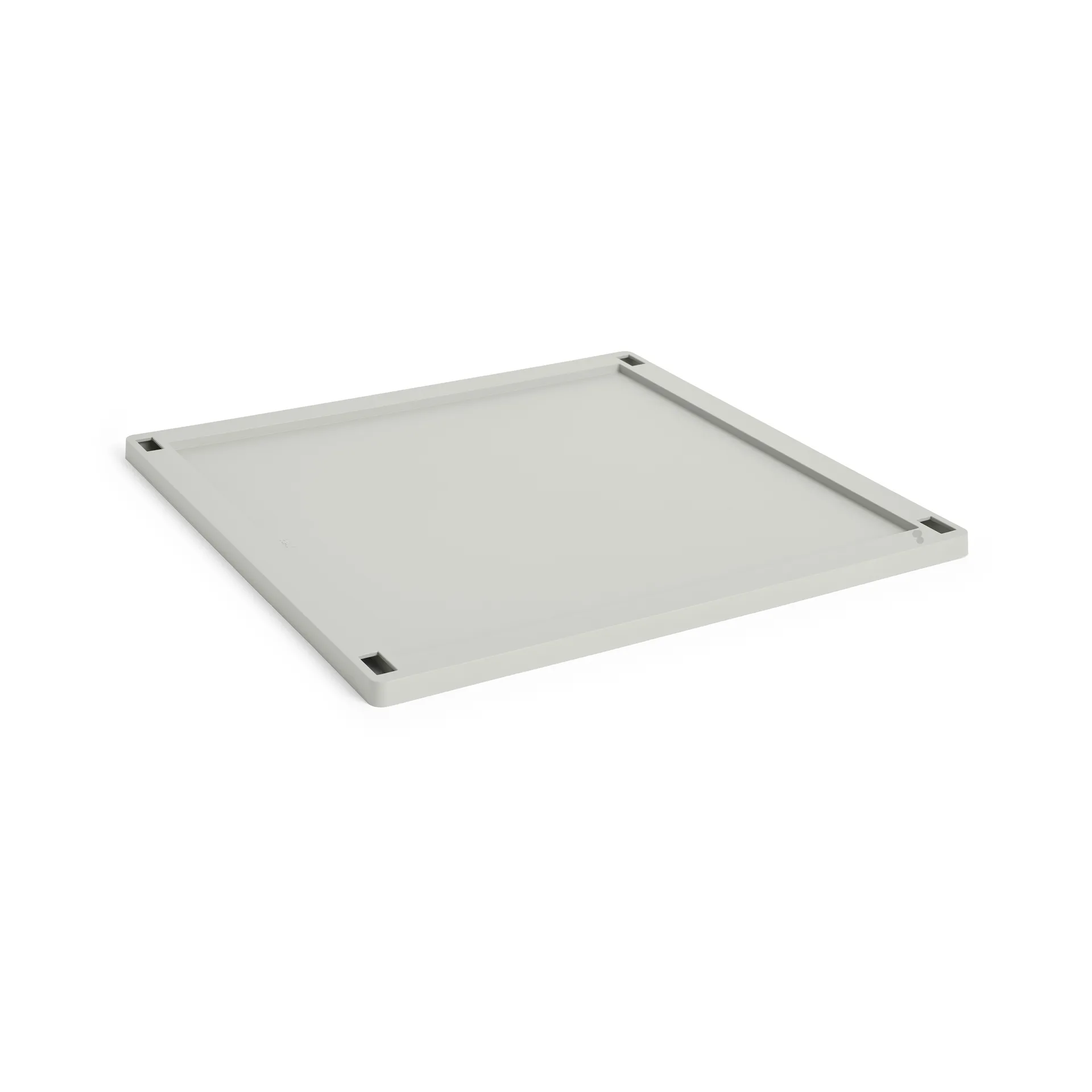 Colour Crate Square lock plastic large, Grey HAY