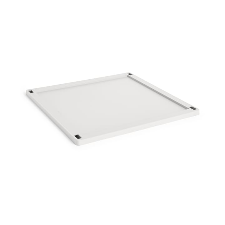 Colour Crate Square lock plastic large - Off white - HAY