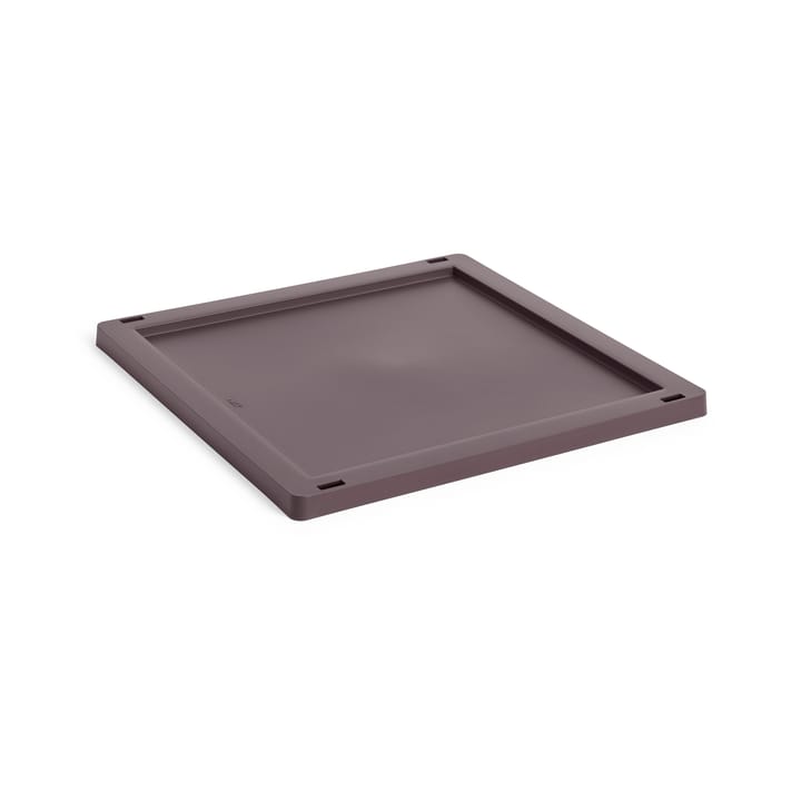 Colour Crate Square/Cube lock plastic medium - Bordeaux - HAY