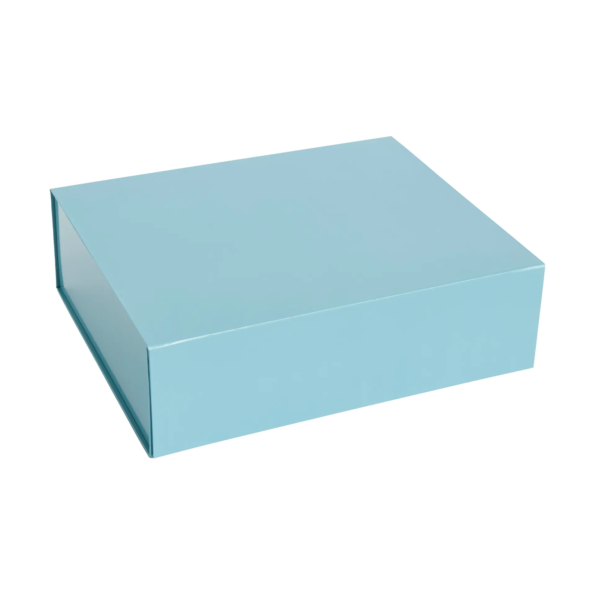 Colour Storage L låda med lock 34,5x41,5 cm, Ocean blue HAY