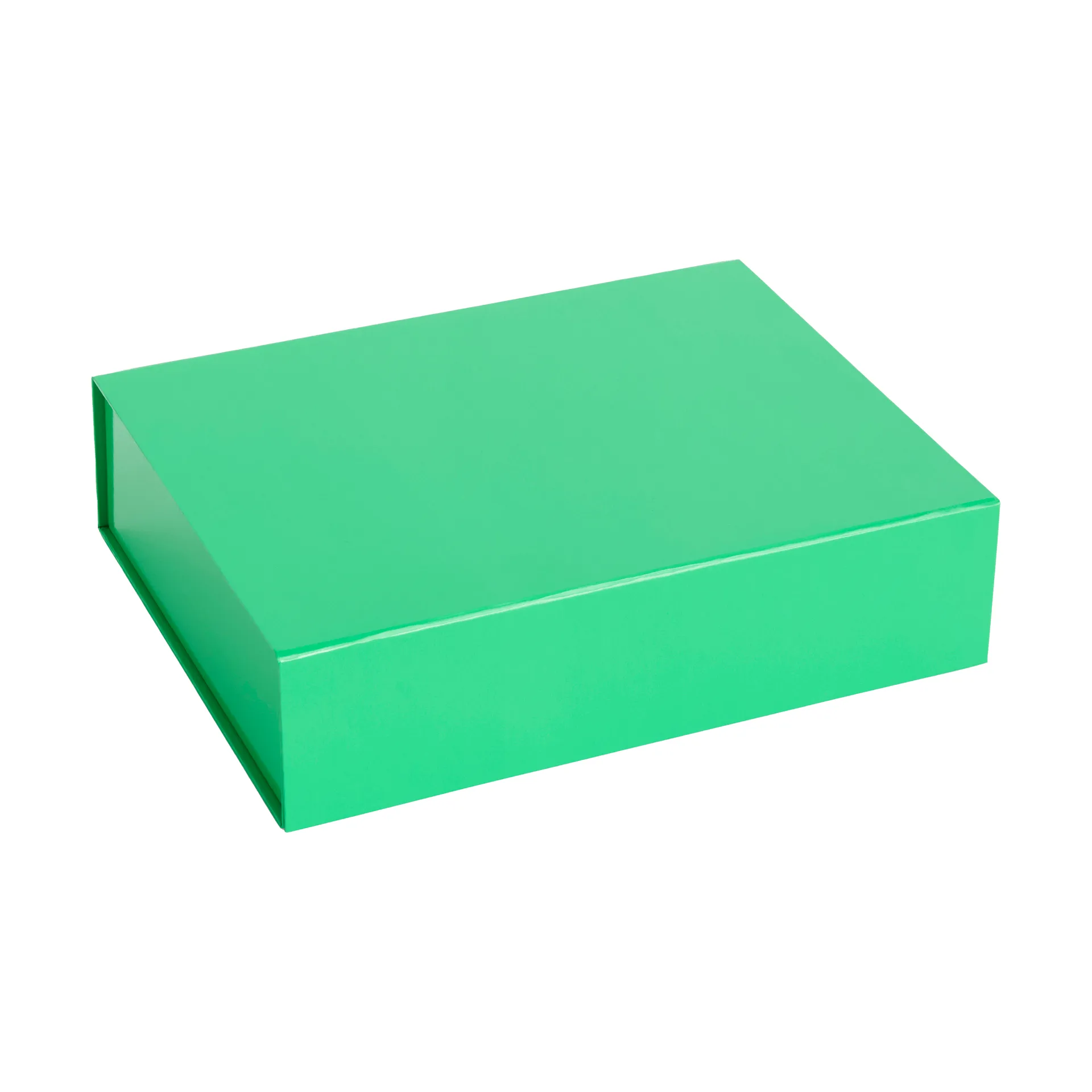 Colour Storage S låda med lock 25,5x33 cm, Vibrant green HAY