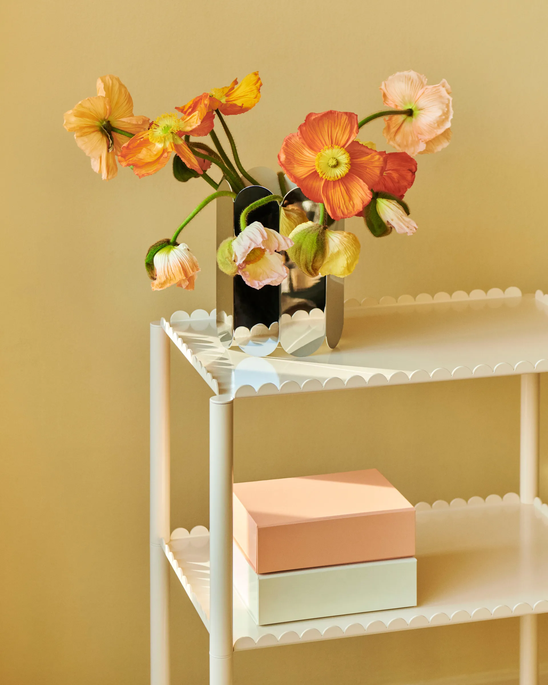 Colour Storage XS låda med lock 16,5x22,5 cm, Chalk white HAY