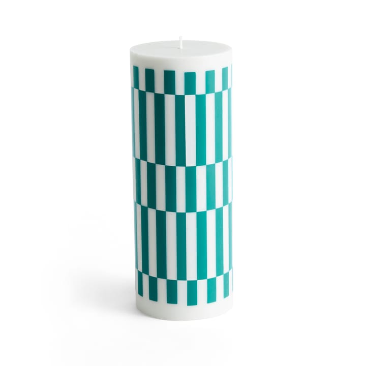Column Candle blockljus large 25 cm - Light grey-green - HAY