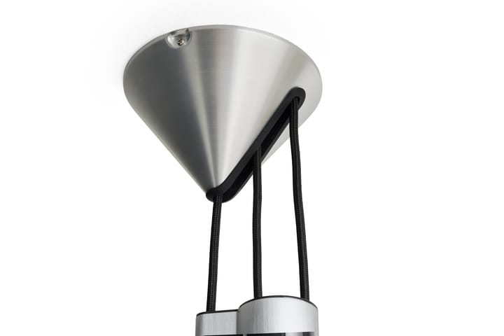 Compass Adjustable pendel 43 cm, Borstad aluminium HAY