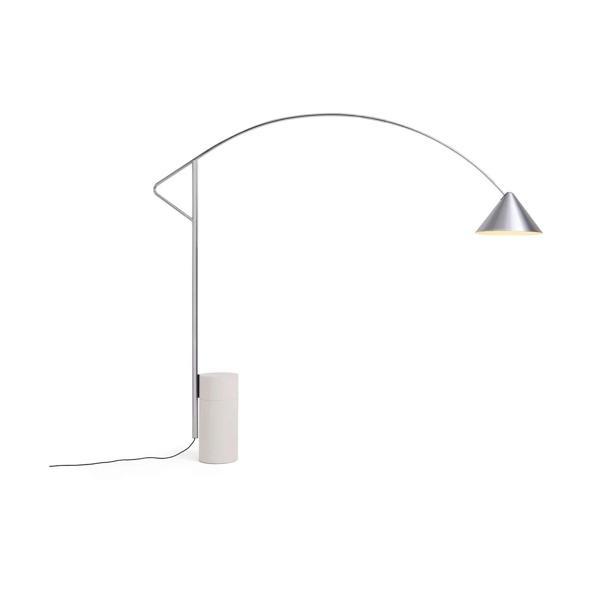 Compass golvlampa, Silver HAY