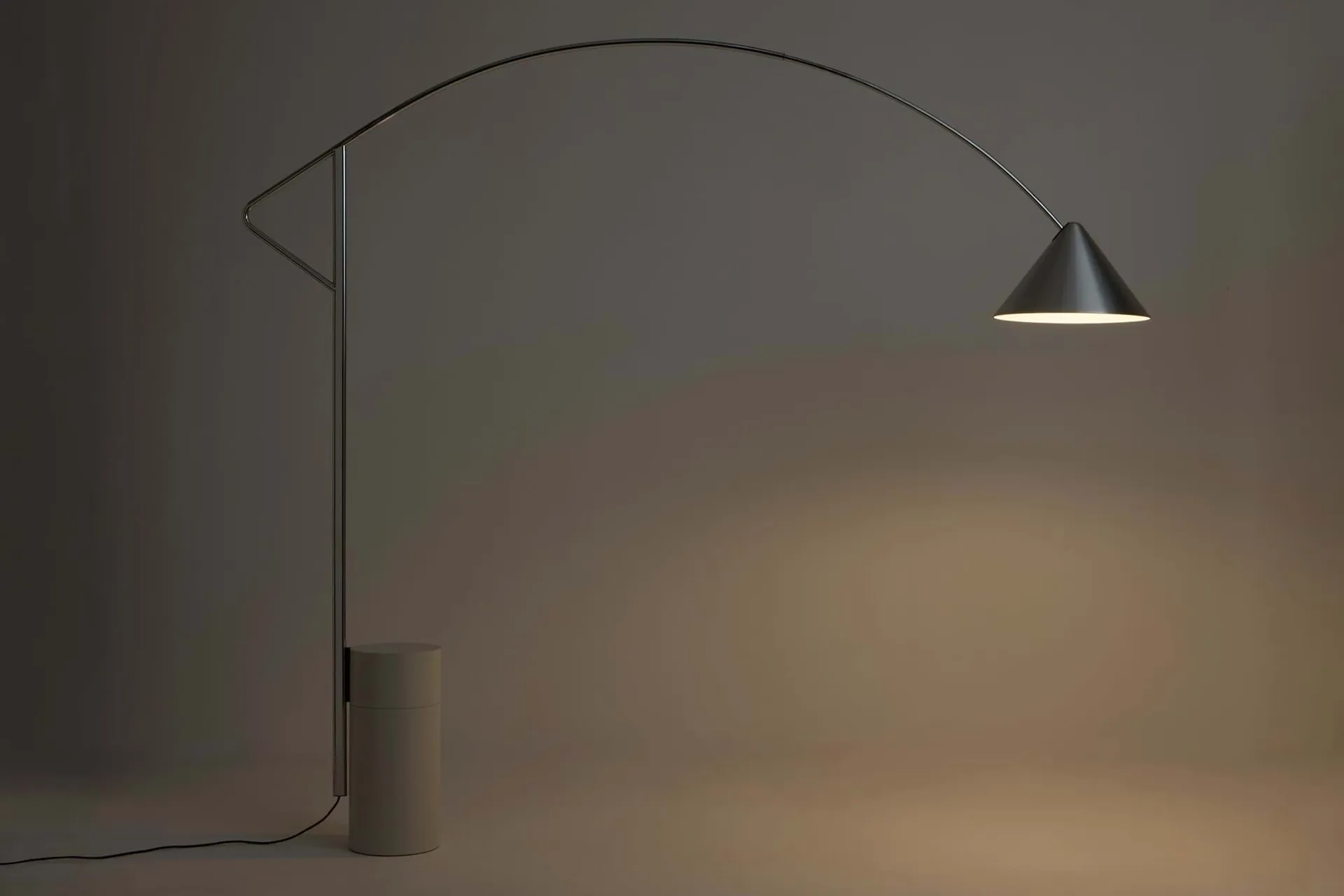 Compass golvlampa, Silver HAY