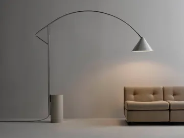 Compass golvlampa - Silver - HAY