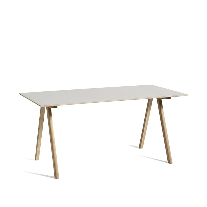 CPH10 skrivbord - off white linoleum, ekstativ vattenbaserad lack - HAY