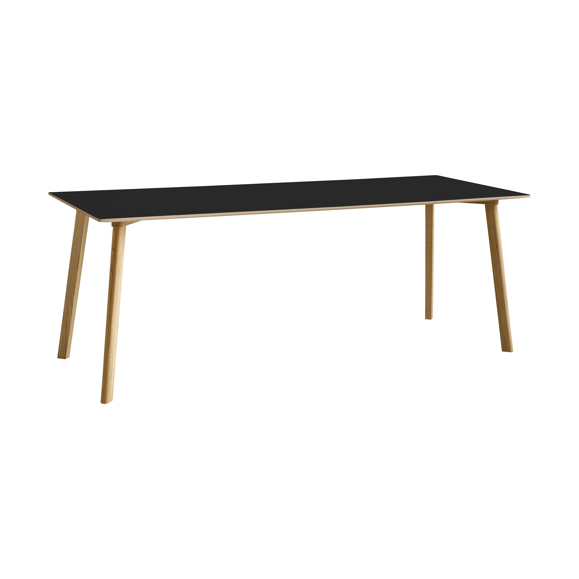CPH210 Deux 2.0 bord 75x200 cm, Black laminate-lacquered oak HAY