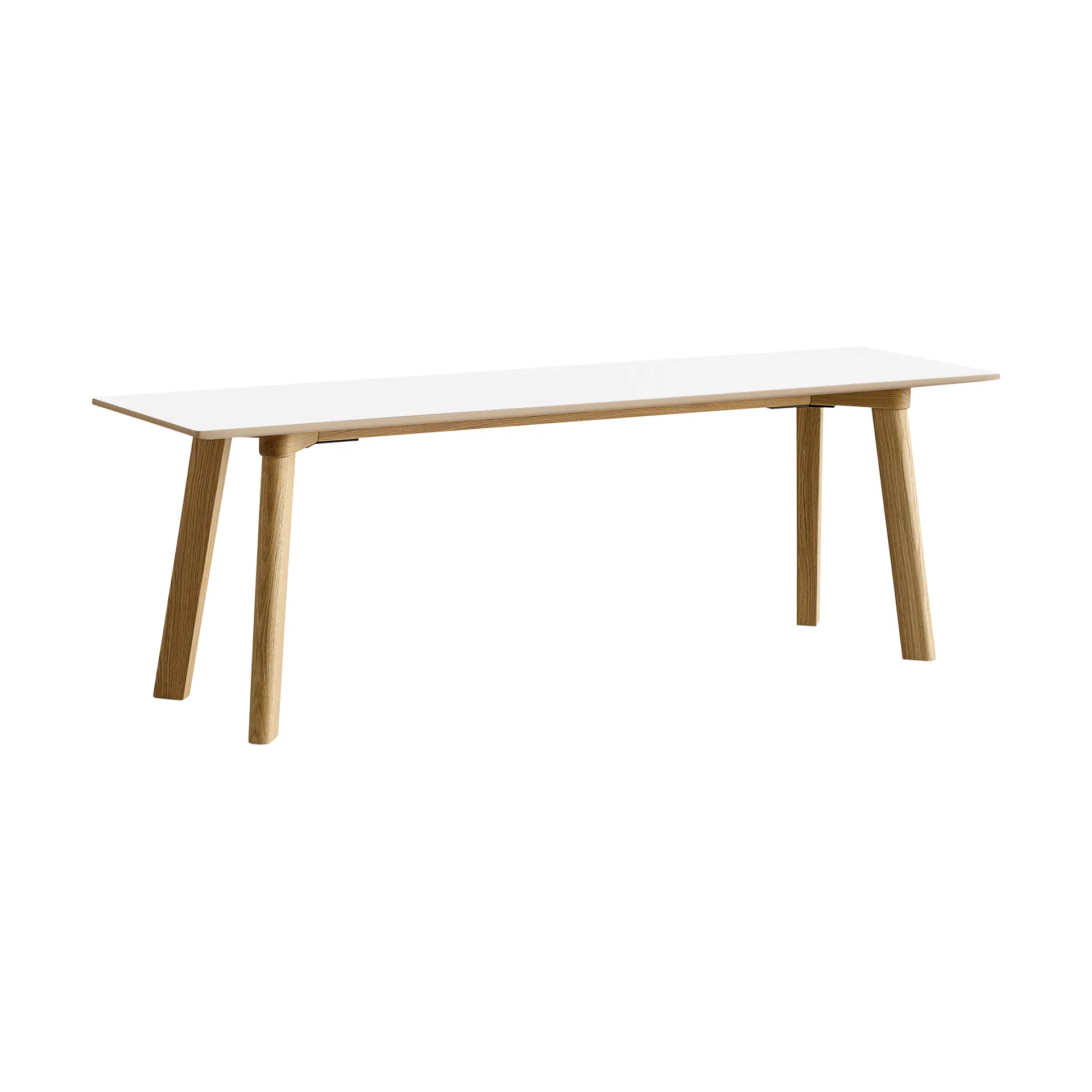 CPH215 Deux 2.0 bänk 140 cm, Pearl white-lacquered oak HAY