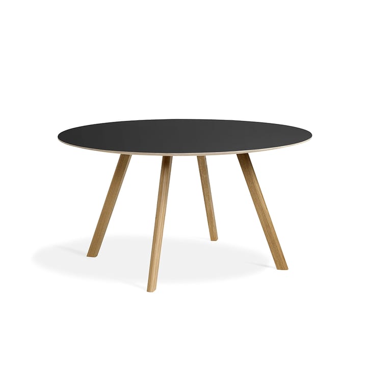 CPH25 matbord - black linoleum, ekstativ vattenbaserad lack - HAY