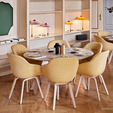 CPH25 matbord - Black oak-ekstativ svart - HAY