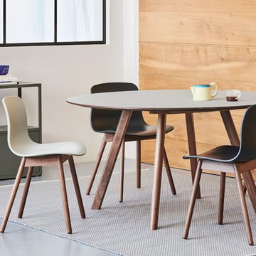 CPH25 matbord - Black oak-ekstativ svart - HAY