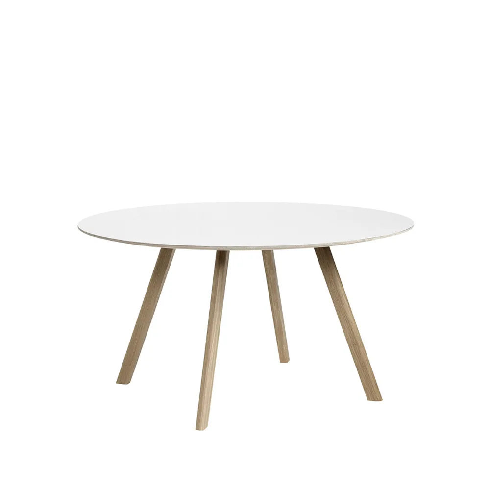 CPH25 matbord, white laminate, såpat ekstativ HAY