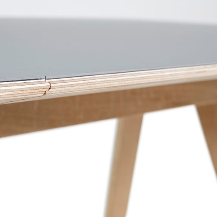 CPH30 Extendable matbord 160 cm, White laminate-lackad ek HAY