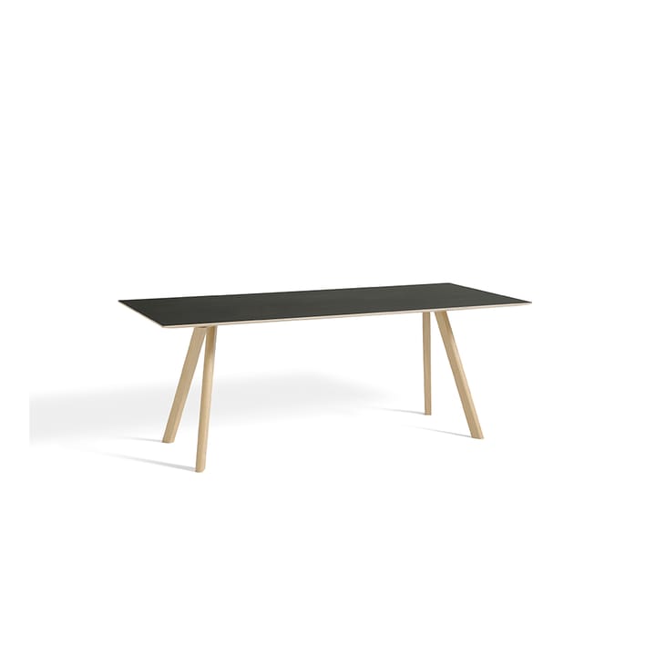 CPH30 Extendable matbord 200 cm, Black linoleum-ekstativ  HAY