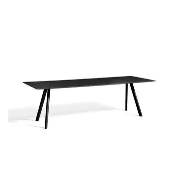 CPH30 Extendable matbord 200 cm - black oak-ekstativ svart  - HAY