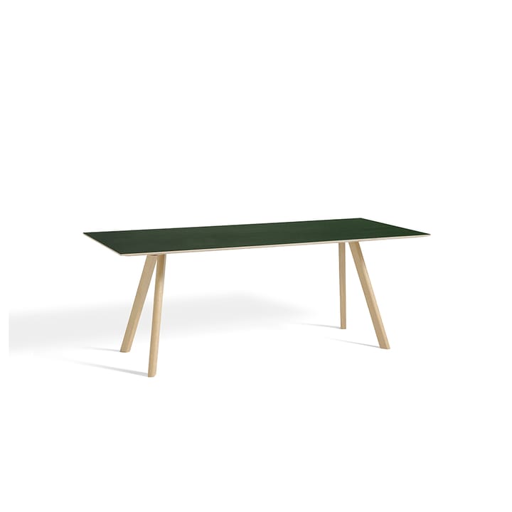 CPH30 matbord 200 cm - green linoleum, ekstativ vattenbaserad lack - HAY