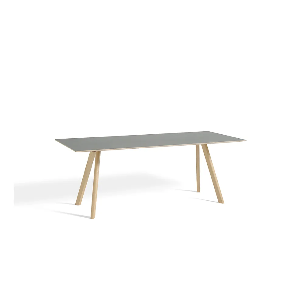 CPH30 matbord 200 cm, Grey linoleum-oak HAY