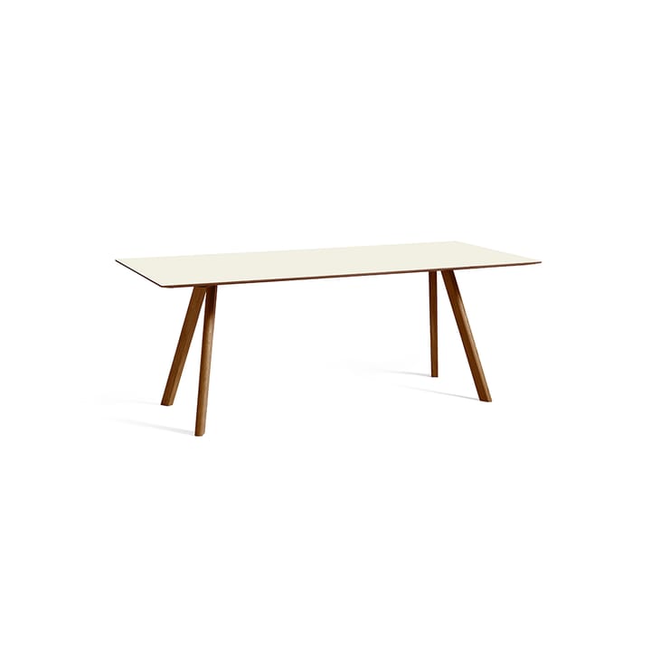 CPH30 matbord 200 cm, Off white linoleum-walnut HAY