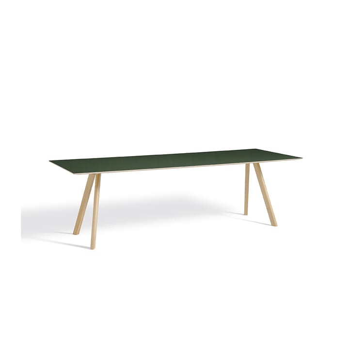 CPH30 matbord, 250 cm - Green linoleum-lackad ek - HAY