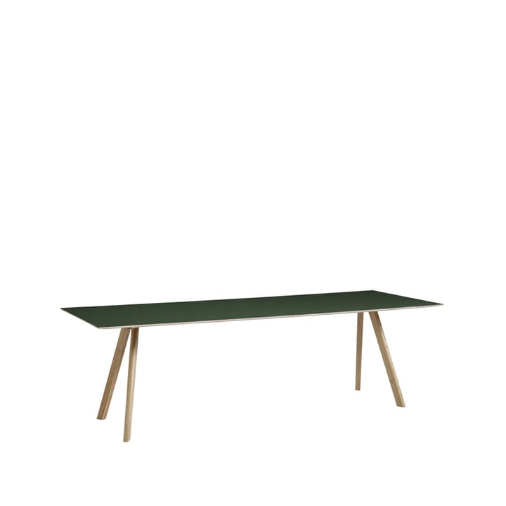 CPH30 matbord, 250 cm - green linoleum, såpat ekstativ - HAY