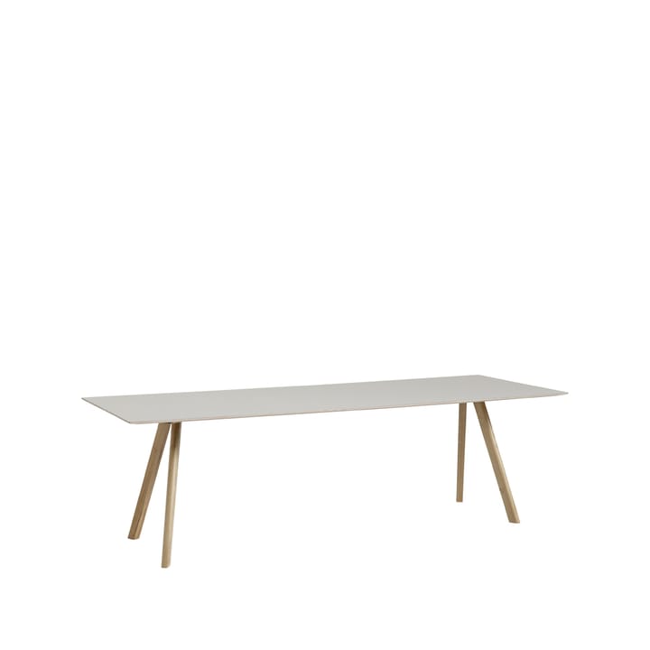 CPH30 matbord, 250 cm, off white linoleum, såpat ekstativ HAY