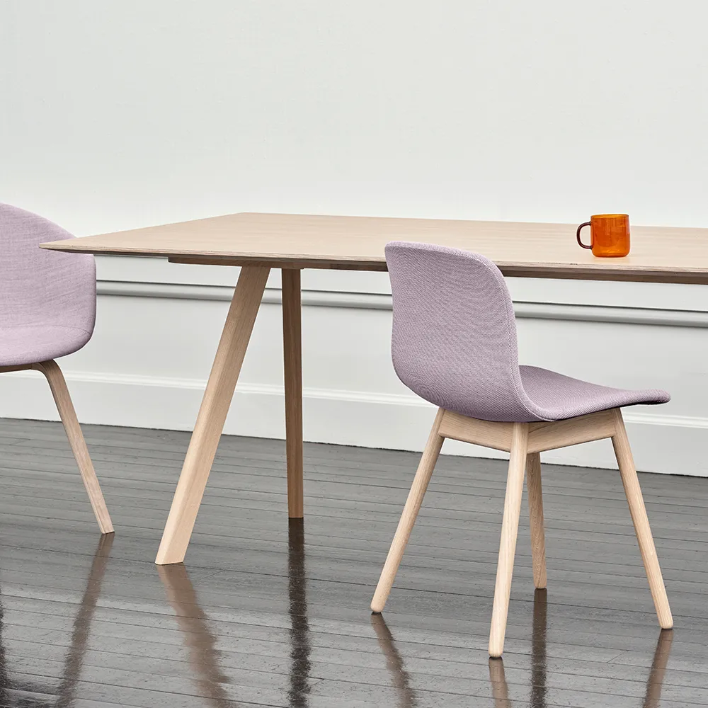 CPH30 matbord, 250 cm, Pebble grey linoleum-walnut HAY