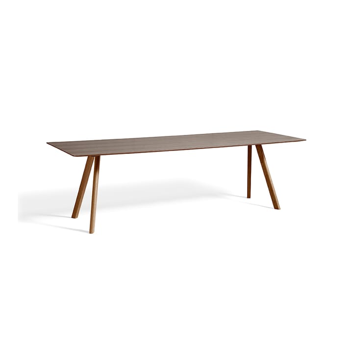 CPH30 matbord, 250 cm - water-based lacquered walnut, valnötstopp, valnötsstativ - HAY