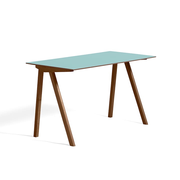 CPH90 skrivbord, Aquavert linoleum-walnut HAY