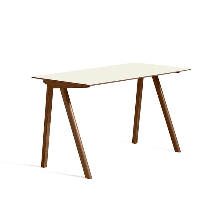 CPH90 skrivbord, Off white linoleum-walnut HAY