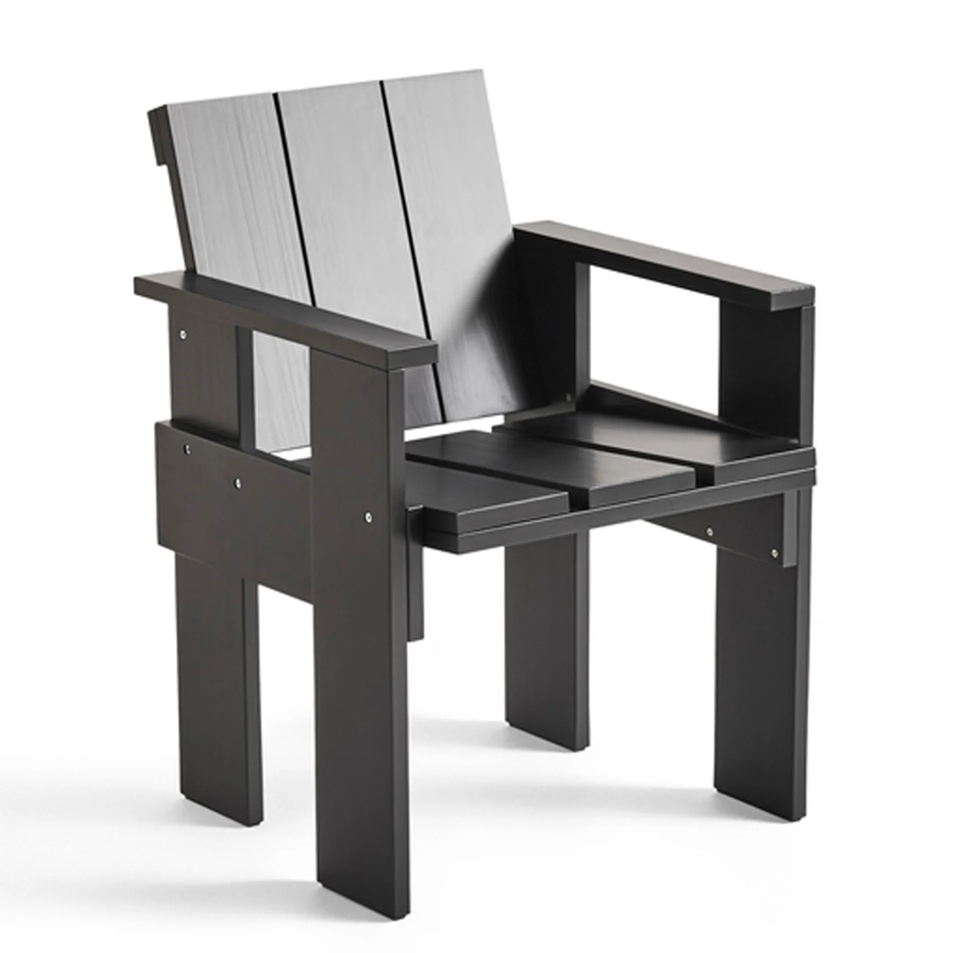 Crate Dining Chair karmstol, Black HAY