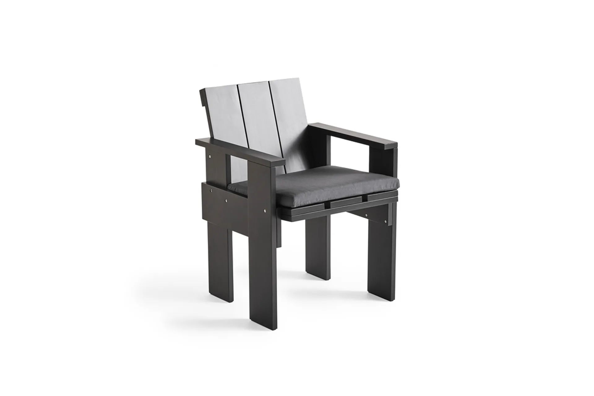 Crate Dining Chair karmstol, Black HAY