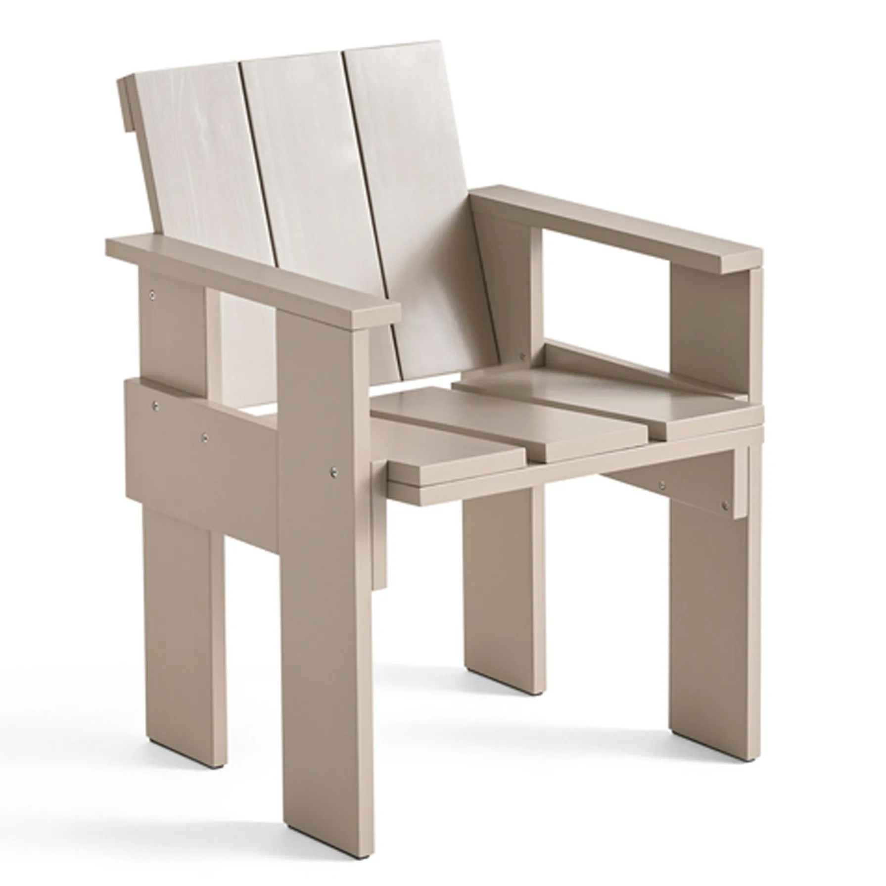 Crate Dining Chair karmstol, London fog HAY