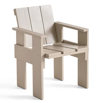 Crate Dining Chair karmstol - London fog - HAY