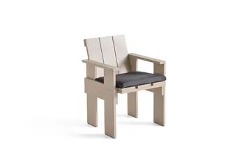 Crate Dining Chair karmstol - London fog - HAY