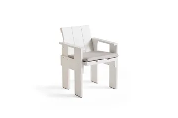 Crate Dining Chair karmstol - White - HAY