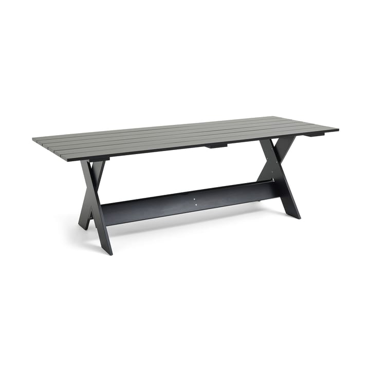 Crate Dining Table bord 230x89,5 cm lackad furu - Black - HAY